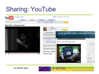Sharing: YouTube 
