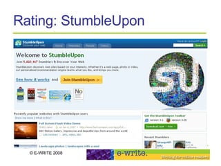 Rating: StumbleUpon 