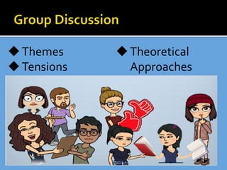 Themes
Tensions
Theoretical
Approaches
 