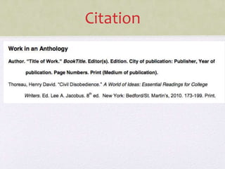 Citation
 