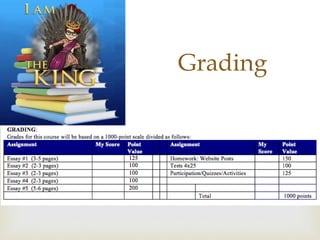  Grading
 