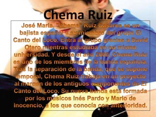 Chema Ruiz
 