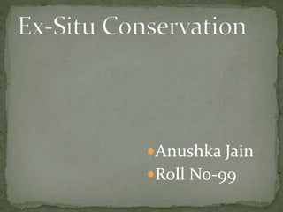 Anushka Jain
Roll No-99
 