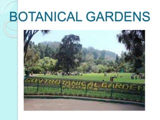 BOTANICAL GARDENS
 