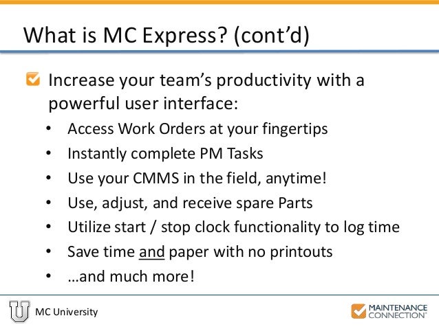 Ex01 Overview Of Mc Express