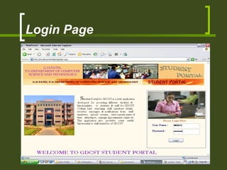 Login Page
 