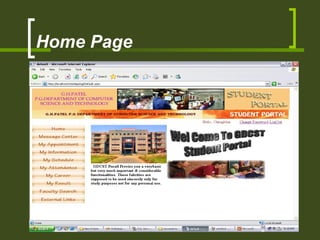 Home Page
 