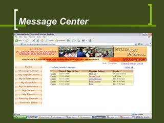 Message Center
 