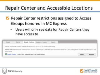 Ex05 | System Administration for MC Express (MCUI) | PPTX