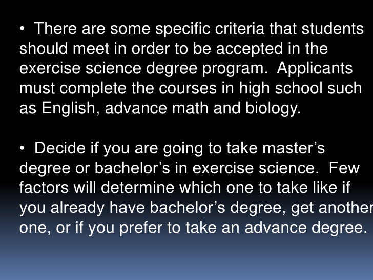 what can i do with an exercise science degree