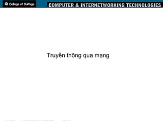 © 2006 Cisco Systems, Inc. All rights reserved. Cisco PublicITE 1 Chapter 6 1
Truyền thông qua mạng
 