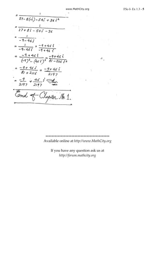 Ex 1 3_fsc_part1 | PDF