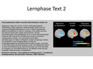 Ablauf
Pretest
- Vorwissen
- Therapie Ratings

Blog Posts lesen
Vorinformation
- Herausfordernd
- Unterstützend

Infosuche
Tag Salienz
- Psychotherapie
- Ausgeglichen
- Medikamente

Posttest
- Therapie Ratings
- Therapie
Empfehlung

 