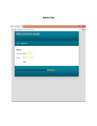 Notice Board Design In Html