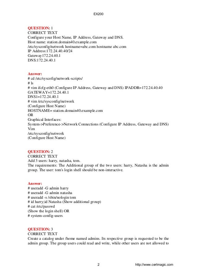 EX200 PDF Demo