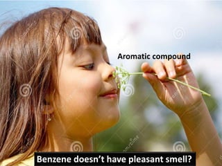 Benzene doesn’t have pleasant smell?
Aromatic compound
 