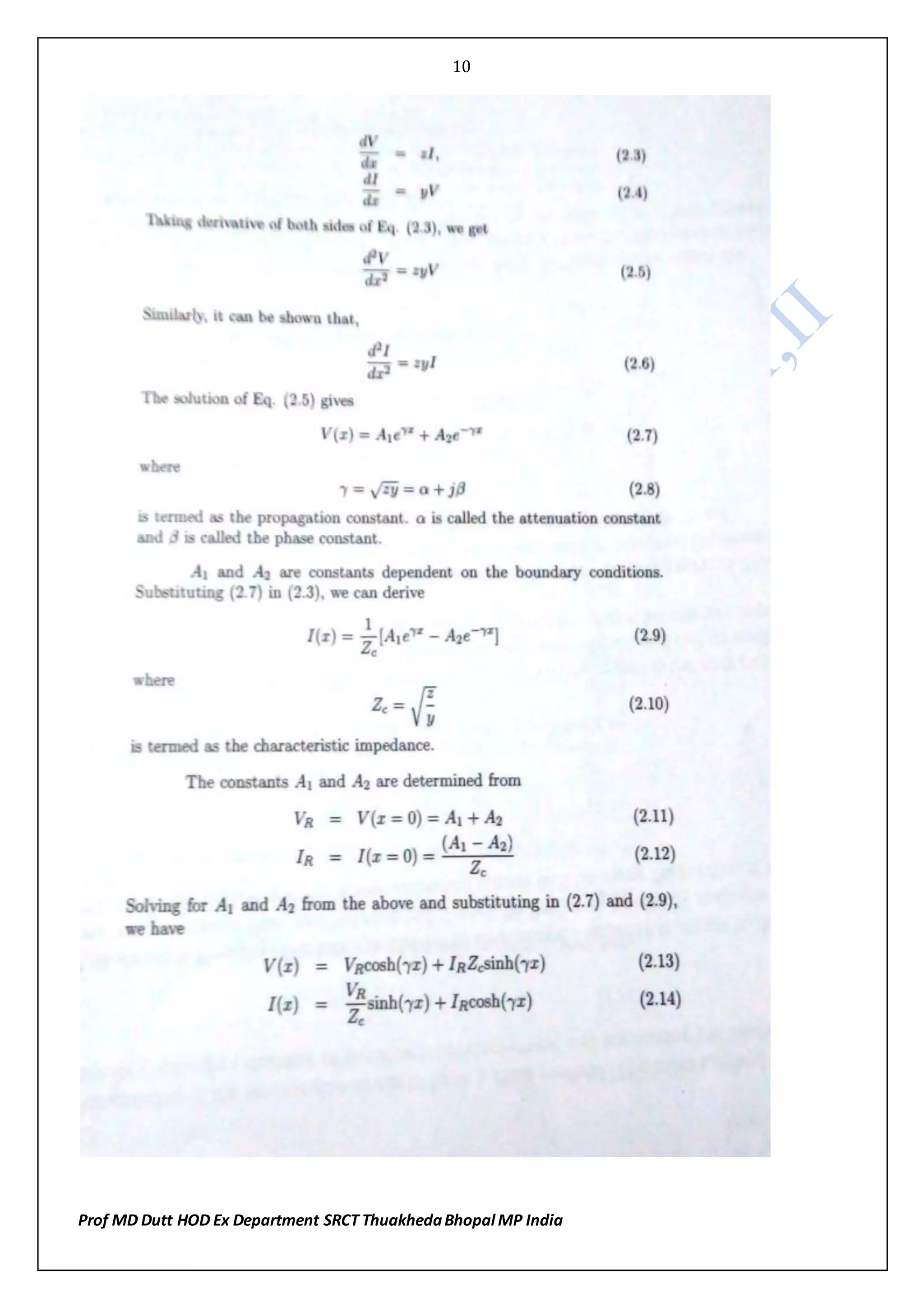 10
Prof MD Dutt HOD Ex Department SRCT ThuakhedaBhopal MP India
 