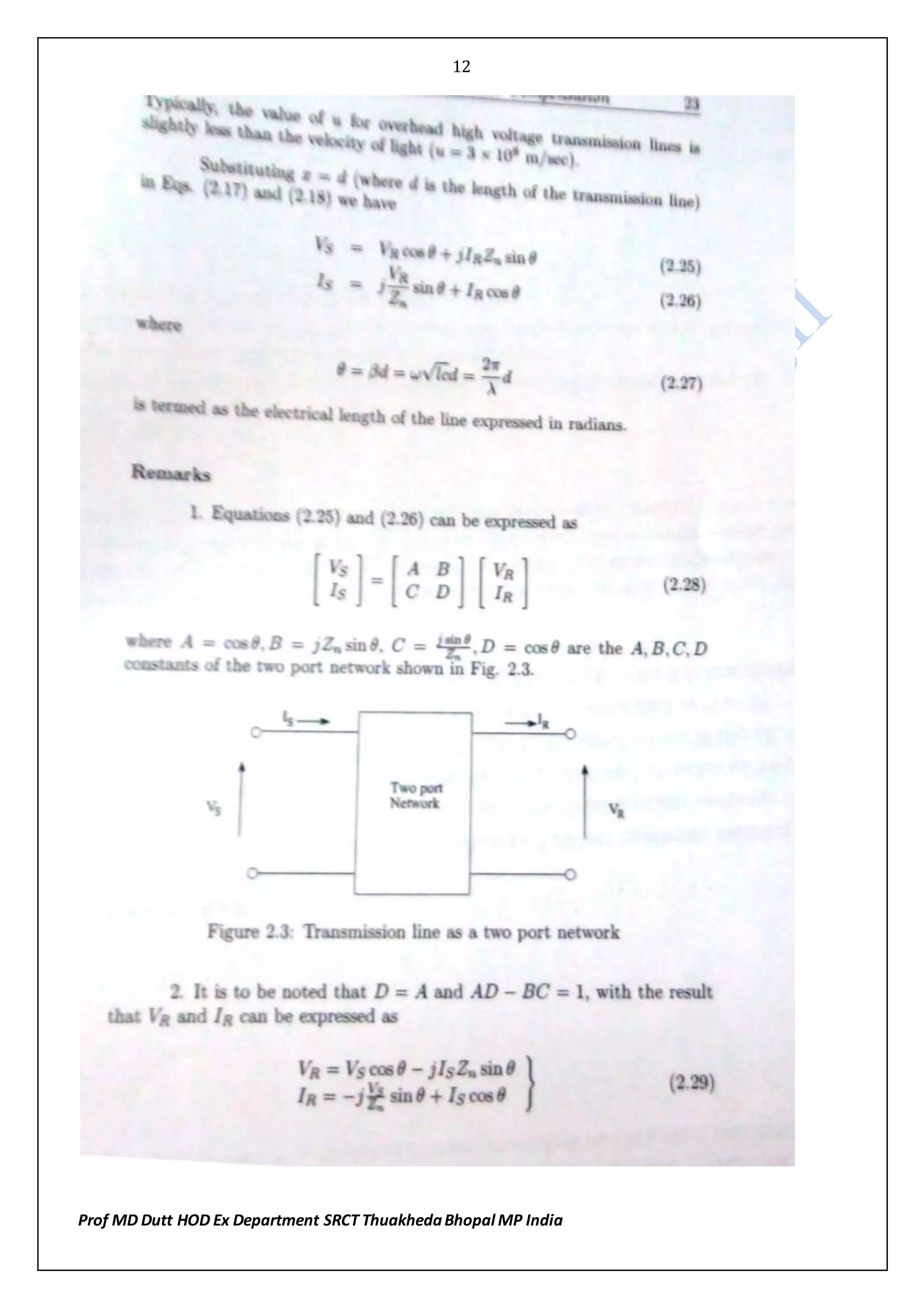 12
Prof MD Dutt HOD Ex Department SRCT ThuakhedaBhopal MP India
 