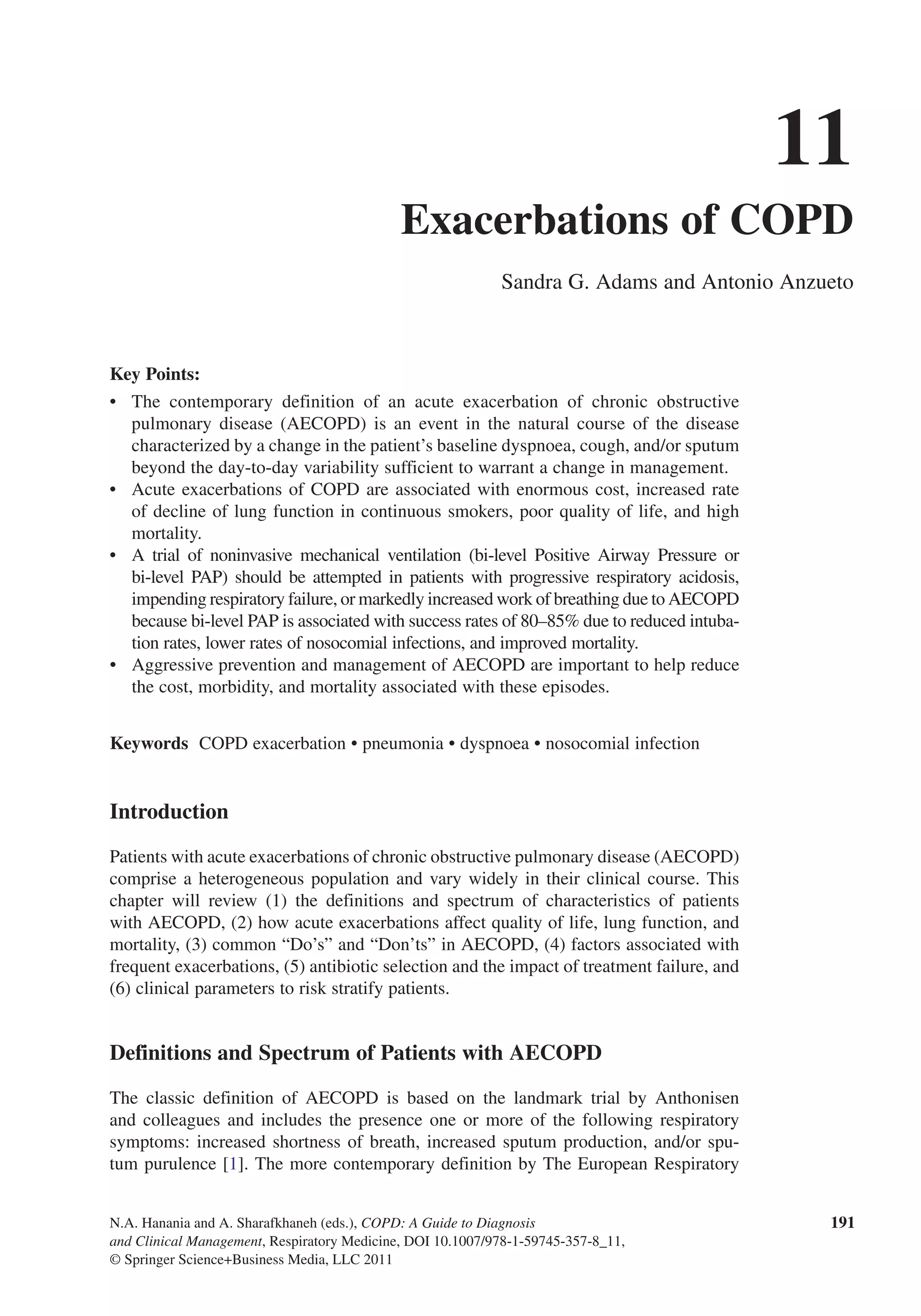 EXACERBATION OF COPD _ 11 | PDF
