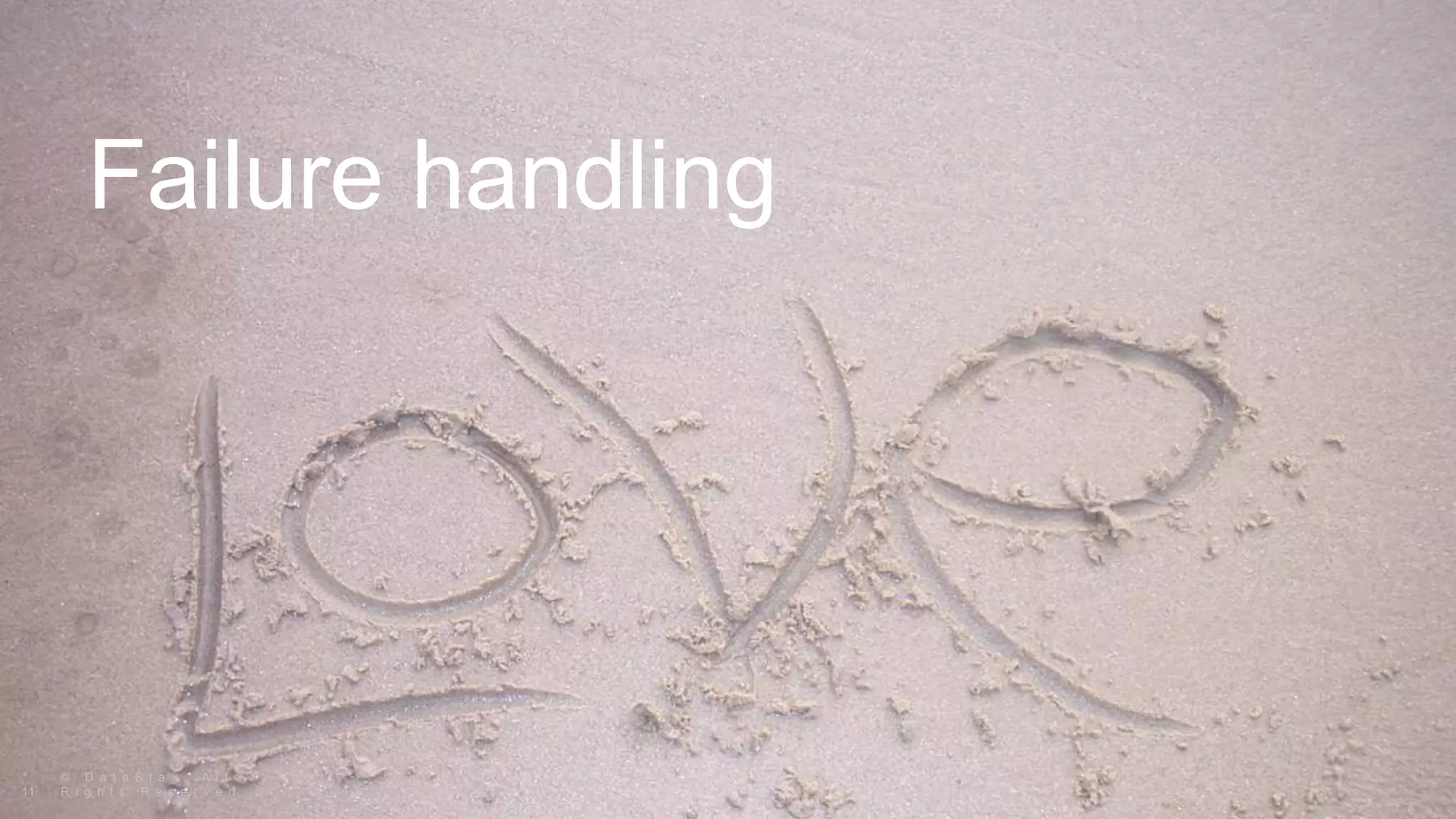 Failure handling
© D a t a S t a x , A l l
R i g h t s R e s e r v e d .11
 