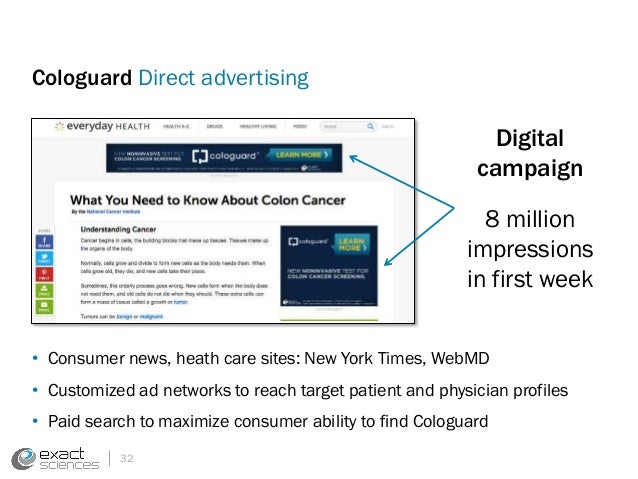 Exact Sciences Company Presentation Baird Healthcare Conference