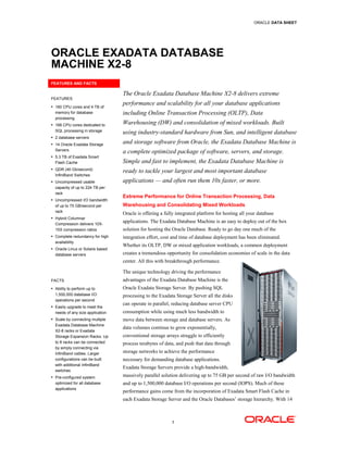 Oracle Exadata Database | PDF