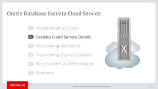 Oracle Database Exadata Cloud Service Conference | PPTX