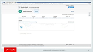 Oracle Database Exadata Cloud Service Conference | PPTX