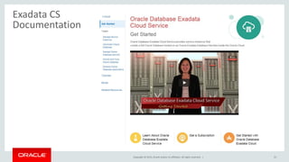 Oracle Database Exadata Cloud Service Conference | PPTX