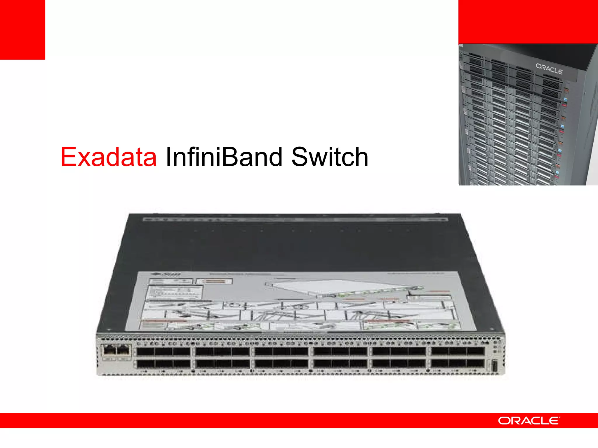 <Insert Picture Here> Exadata  InfiniBand Switch 