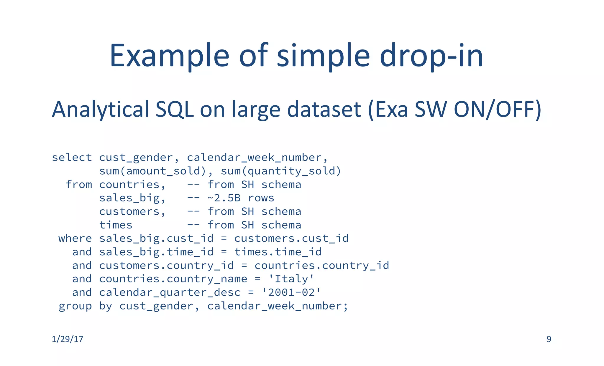 Is your SQL Exadata-aware? | PPT