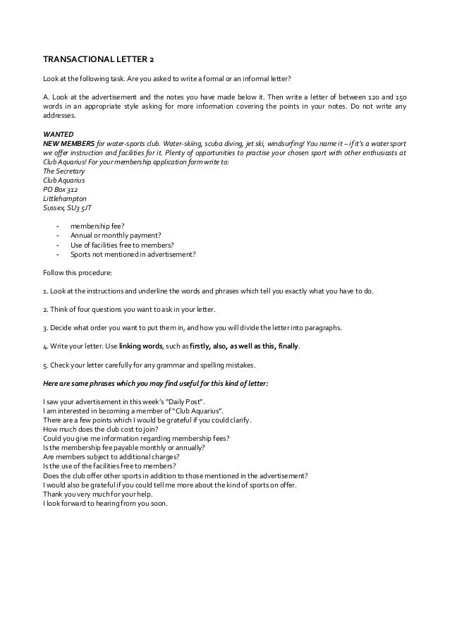 letter 120 words formal writing guides Exam letter 120 words formal writing guides Exam