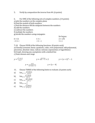 PCExam 1 practice with answers