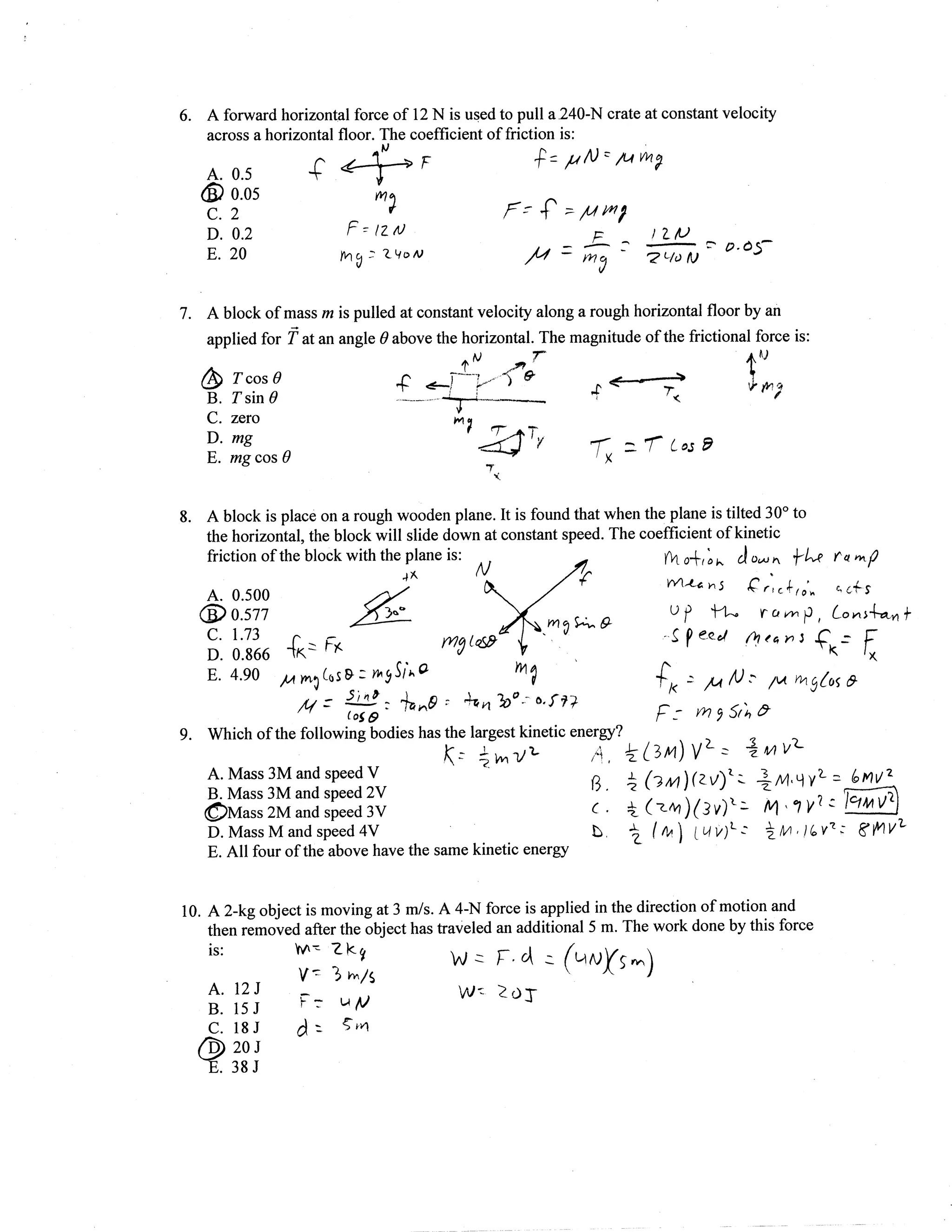 Exam2 solutions