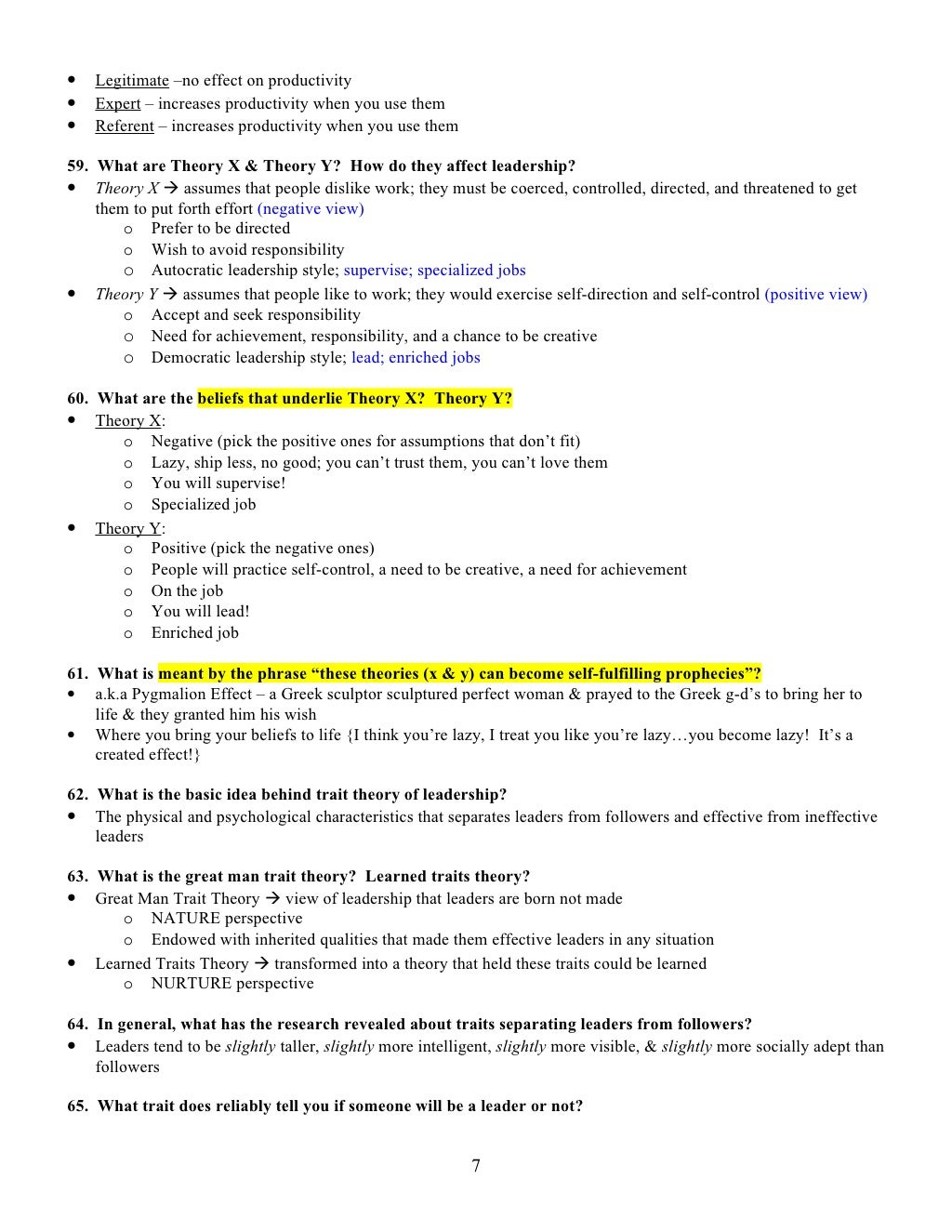 MGT 3200 Exam #3
