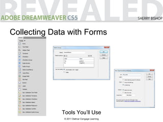 © 2011 Delmar Cengage Learning
Collecting Data with Forms
Tools You’ll Use
 