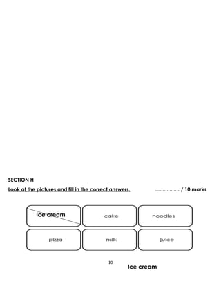 Exam cefr year 1 pat 2018