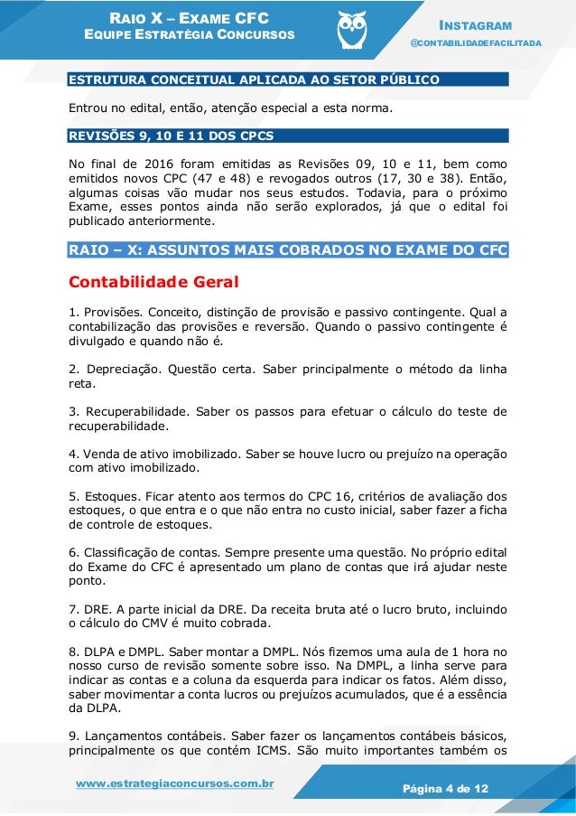 Exame legislacao