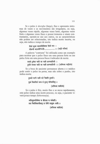 Exame do Pulso em Ayuvérdica