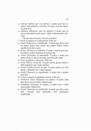 Exame do Pulso em Ayuvérdica