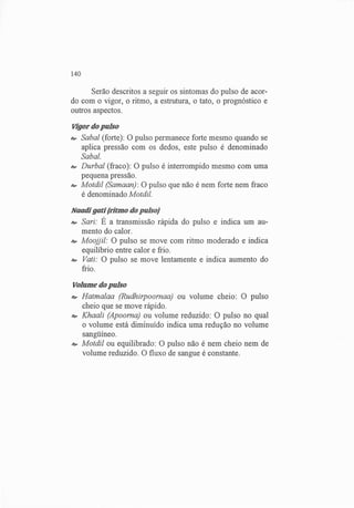 Exame do Pulso em Ayuvérdica