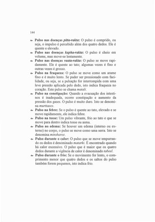 Exame do Pulso em Ayuvérdica