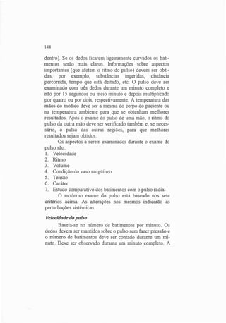 Exame do Pulso em Ayuvérdica