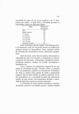 Exame do Pulso em Ayuvérdica