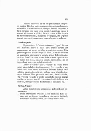 Exame do Pulso em Ayuvérdica