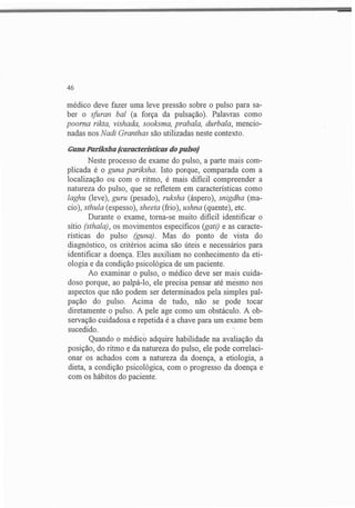 Exame do Pulso em Ayuvérdica