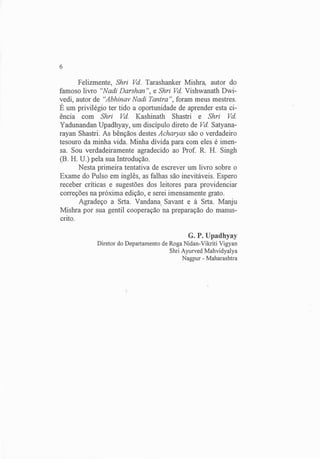 Exame do Pulso em Ayuvérdica