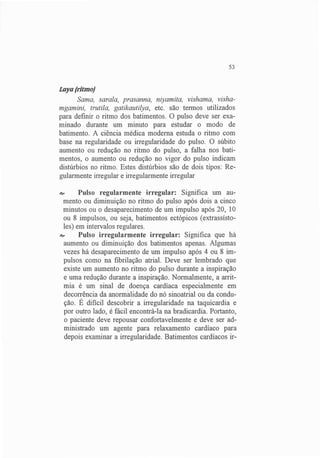 Exame do Pulso em Ayuvérdica