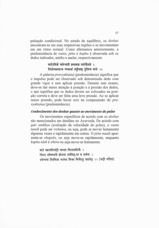 Exame do Pulso em Ayuvérdica