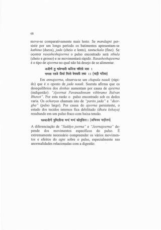 Exame do Pulso em Ayuvérdica